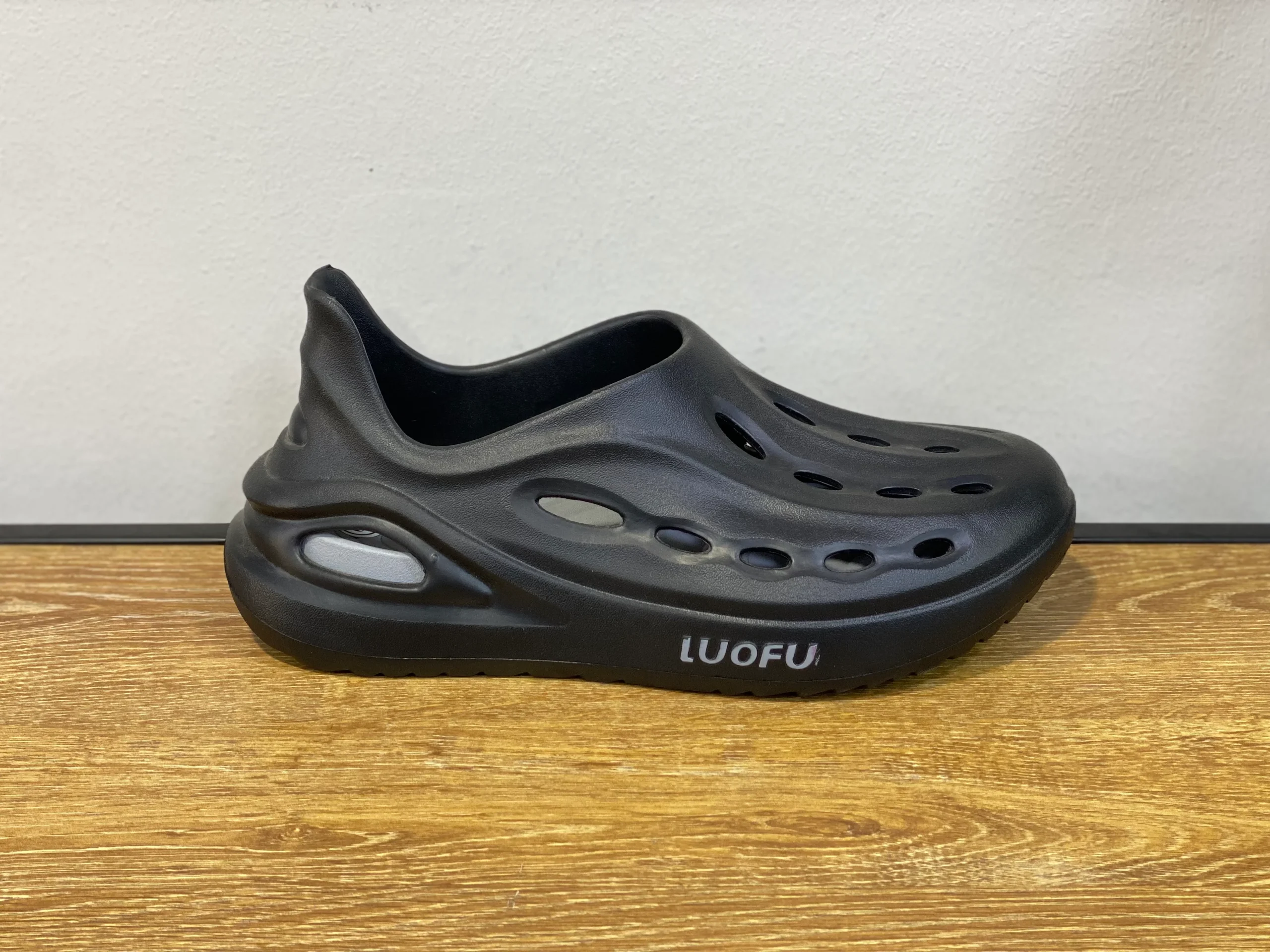sandale LUOFU noir et gris – Image 2