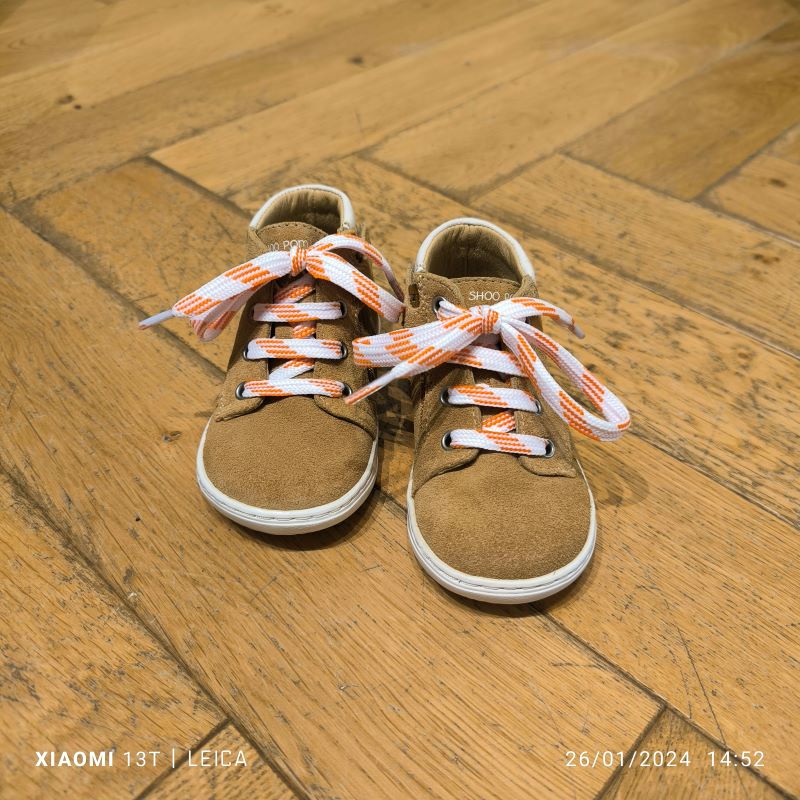 SHOOPOM BOUBA ZIP DESERT light camel chaussures premiers pas