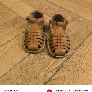 POM D&rsquo;API POPPY PITTI camel sandales premiers pas