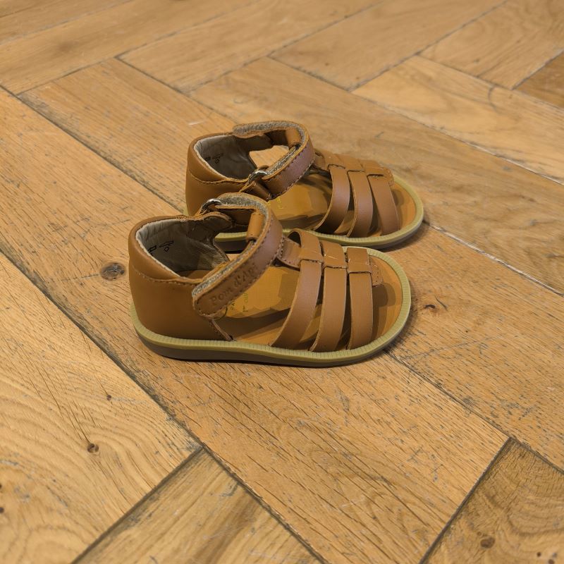 POM D’API POPPY STRAP camel sandale mixte premiers pas – Image 3