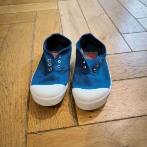 BENSIMON modéle ELLY tennis toile bleu electrique