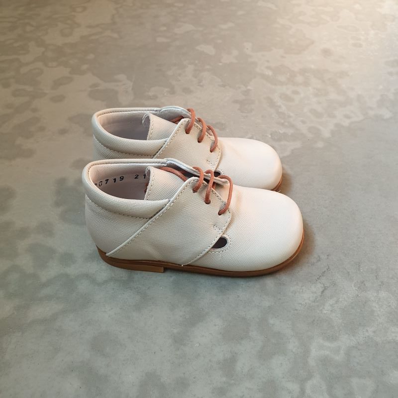 BEBERLIS CHAUSSURE premier pas cuir 20719 GRIS CLAIR – Image 3