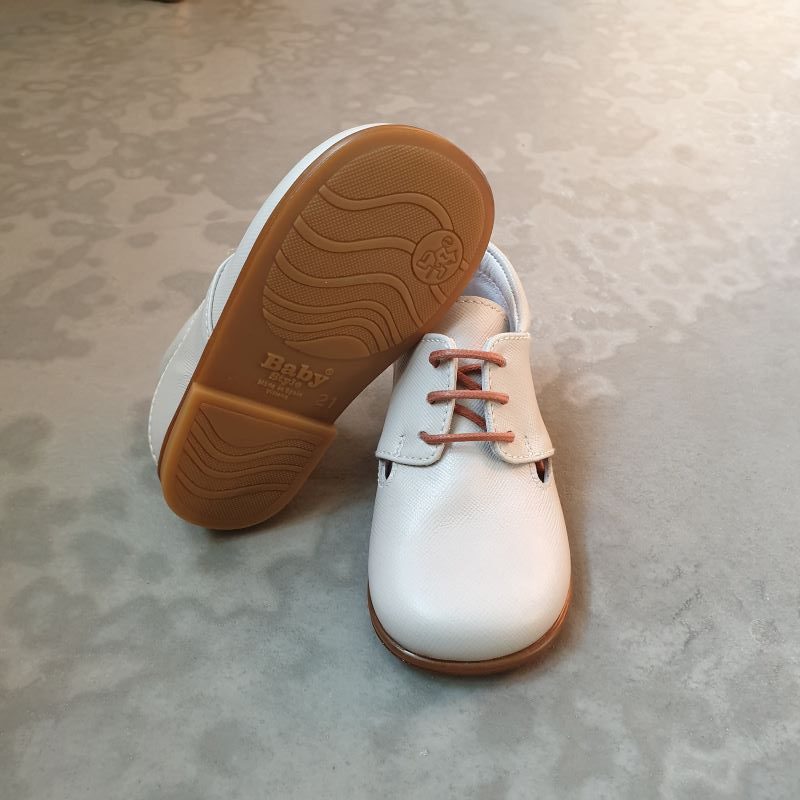 BEBERLIS CHAUSSURE premier pas cuir 20719 GRIS CLAIR – Image 5