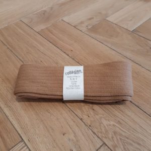 COLLEGIEN COLLANT COTON COTELE UNI CARAMEL BEURRE SALé