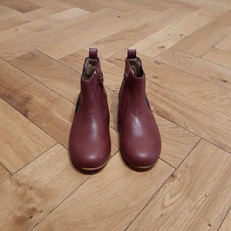 CLOTAIRE CHLORIS ZIP BOOTS bordeaux – Image 3