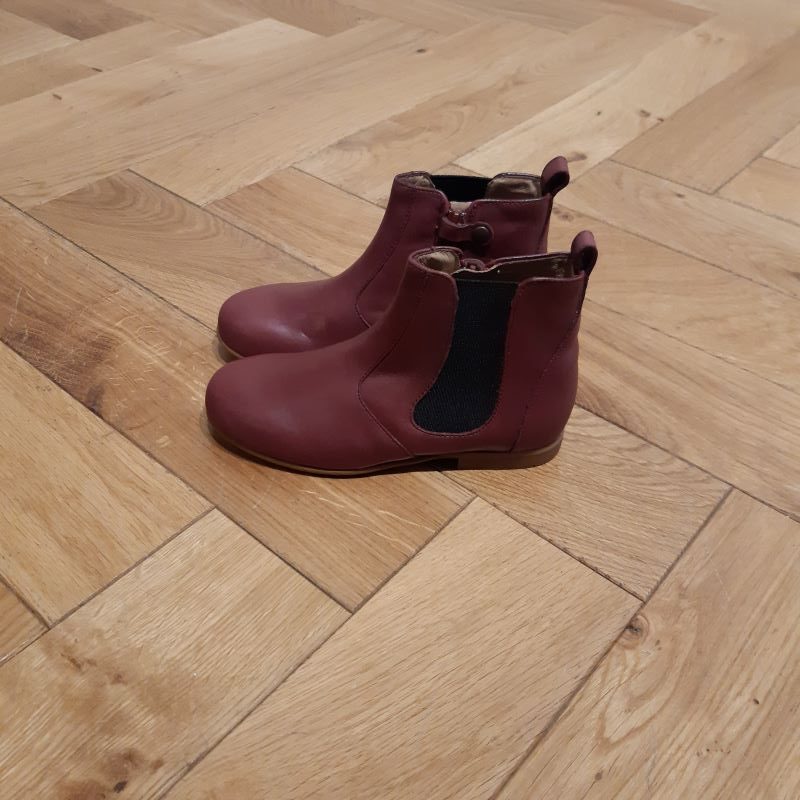 CLOTAIRE CHLORIS ZIP BOOTS bordeaux