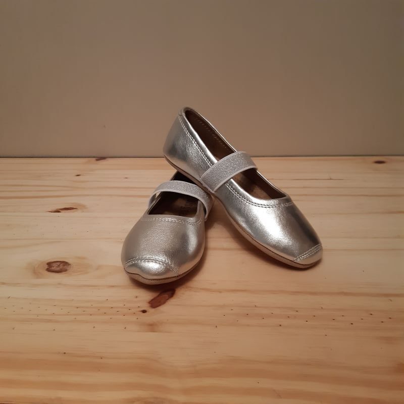 BISGAARD CHAUSSON ballerine cuir silver 12313