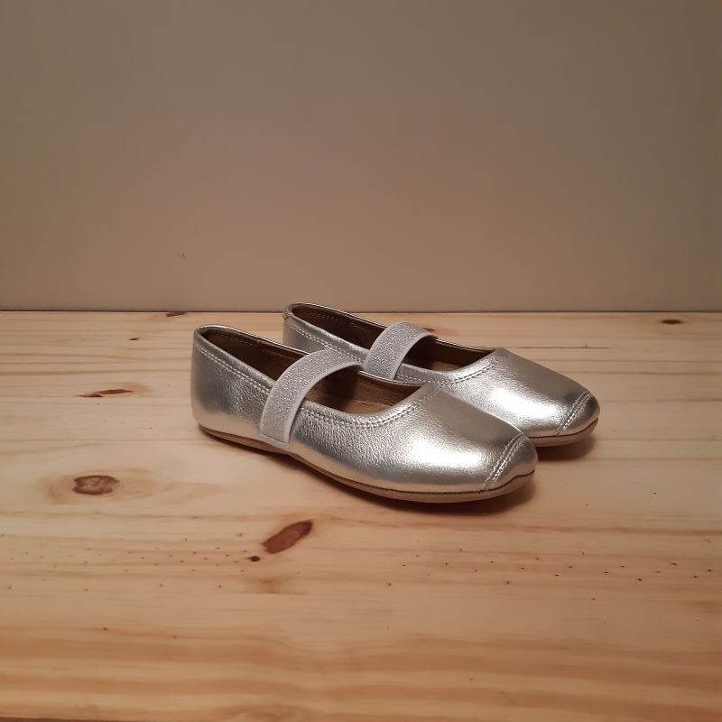 BISGAARD CHAUSSON ballerine cuir silver 12313 – Image 2
