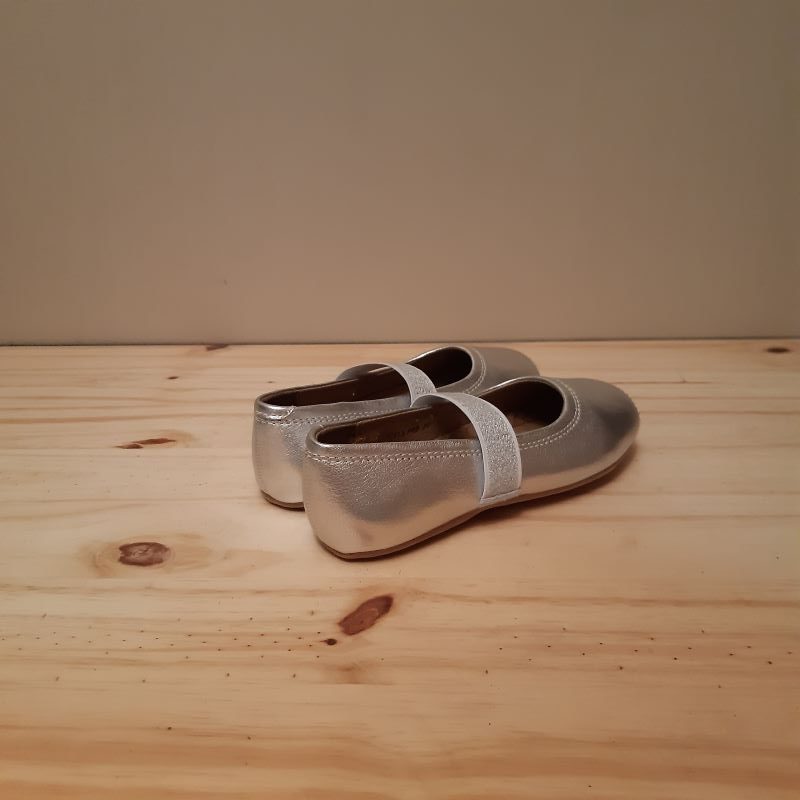 BISGAARD CHAUSSON ballerine cuir silver 12313 – Image 3