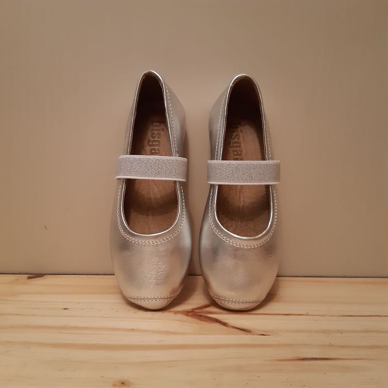 BISGAARD CHAUSSON ballerine cuir silver 12313 – Image 4
