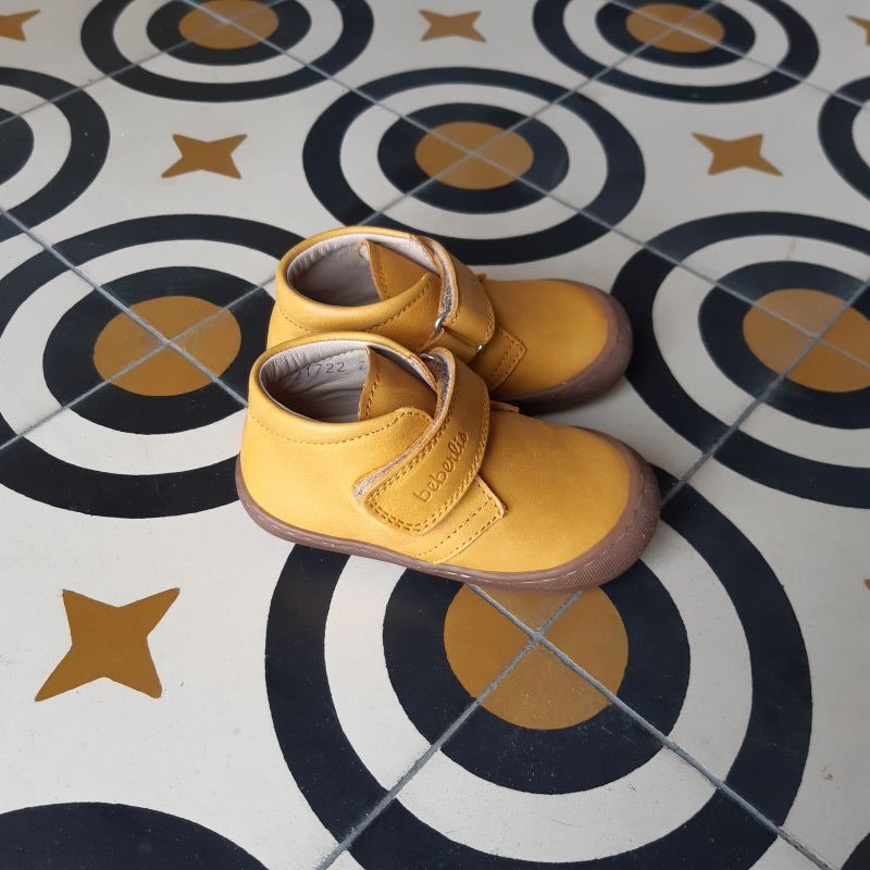 BEBERLIS CHAUSSURE premier pas cuir citron 21722 – Image 4