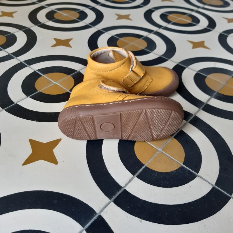 BEBERLIS CHAUSSURE premier pas cuir citron 21722 – Image 3