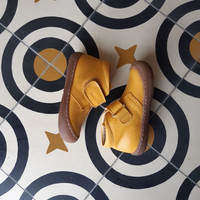 BEBERLIS CHAUSSURE premier pas cuir citron 21722 – Image 2