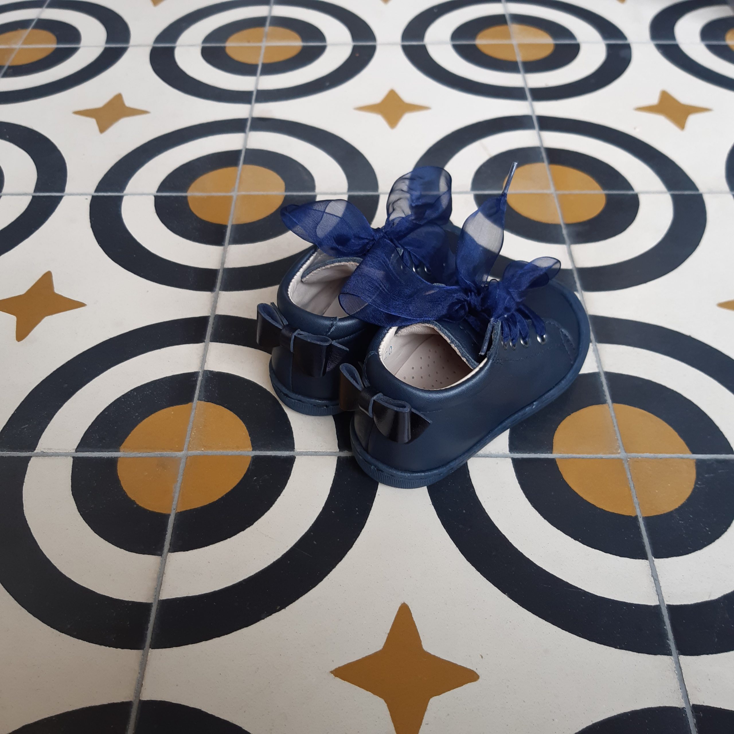 BEBERLIS CHAUSSURE premier pas cuir marine 21727 – Image 4