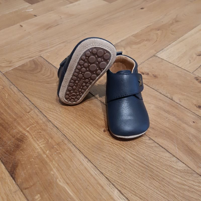 BISGAARD CHAUSSON CUIR bleu marine 12301 – Image 3