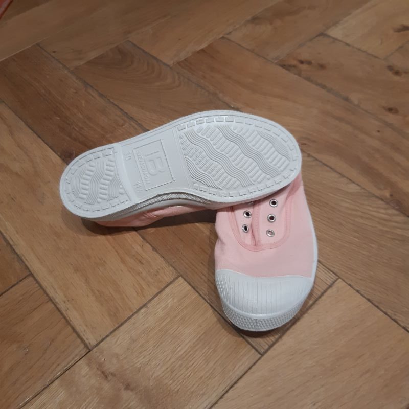 BENSIMON modéle ELLY tennis toile rose pale – Image 4