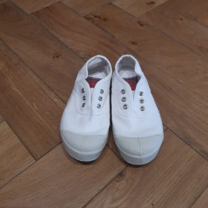 BENSIMON modéle ELLY tennis toile blanc