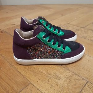 BEBERLIS CHAUSSURE montante lacet Lucie purple 22731