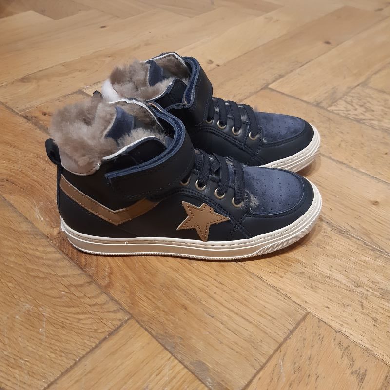 BISGAARD CHAUSSURE MONTANTE ISAK FOURREES DARK BLUE – Image 4