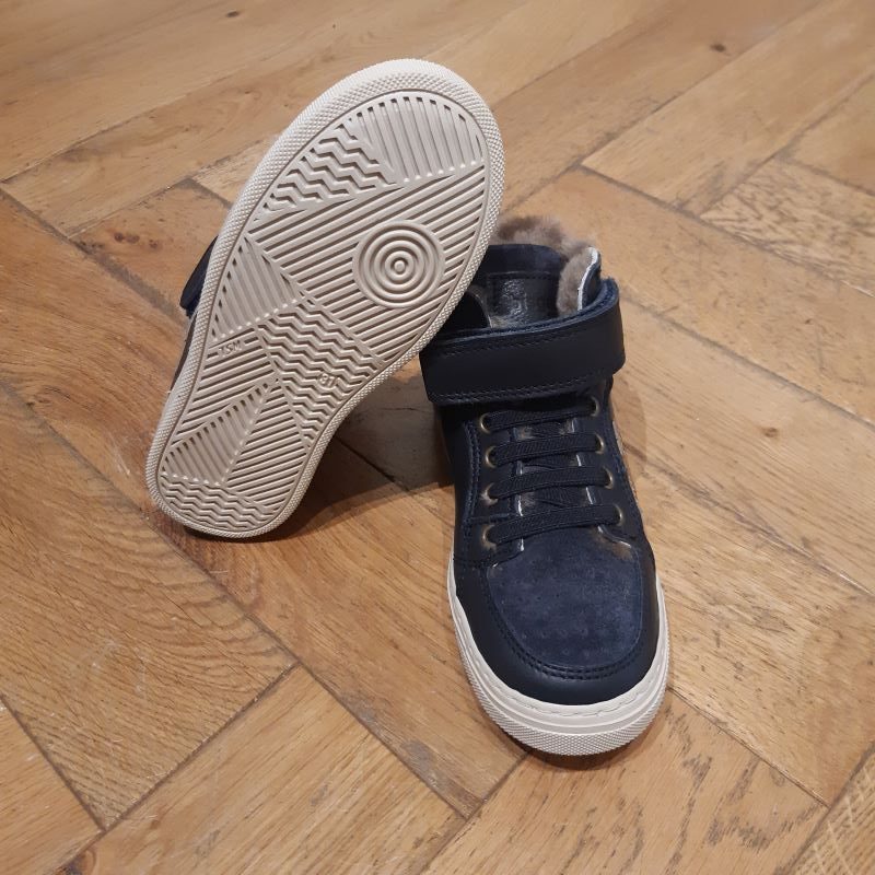 BISGAARD CHAUSSURE MONTANTE ISAK FOURREES DARK BLUE – Image 3
