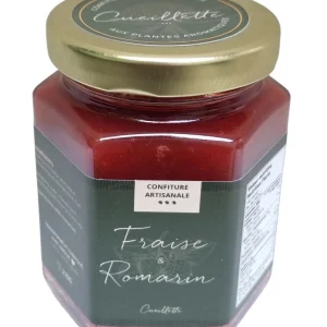Confiture artisanale - Fraise romarin