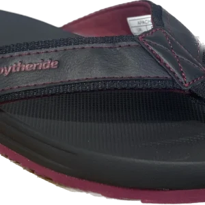 PUCA flip flop noir et rouge