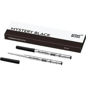 2 recharges de stylo bille (B) Mystery Black