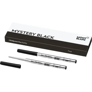 2 recharges de stylo bille (F) Mystery Black