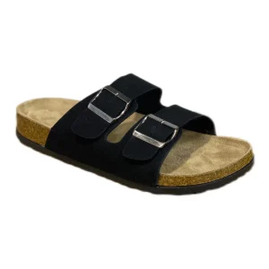 CLAQUETTES AVEC 2 BOUCLES NOIR