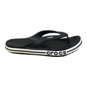 Claquette Crocs noir et blanc