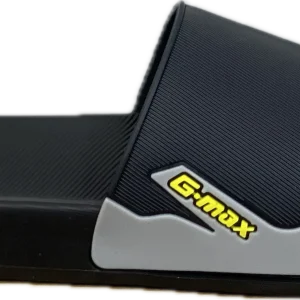 CLAQUETTE G.MAX noir et gris et jaune