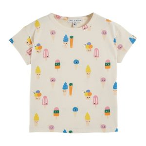 Emile et Ida AB103A T.shirt imprimé icecream