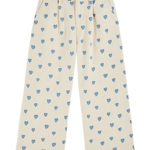 Emile et Ida pantalon ample coeur AB185
