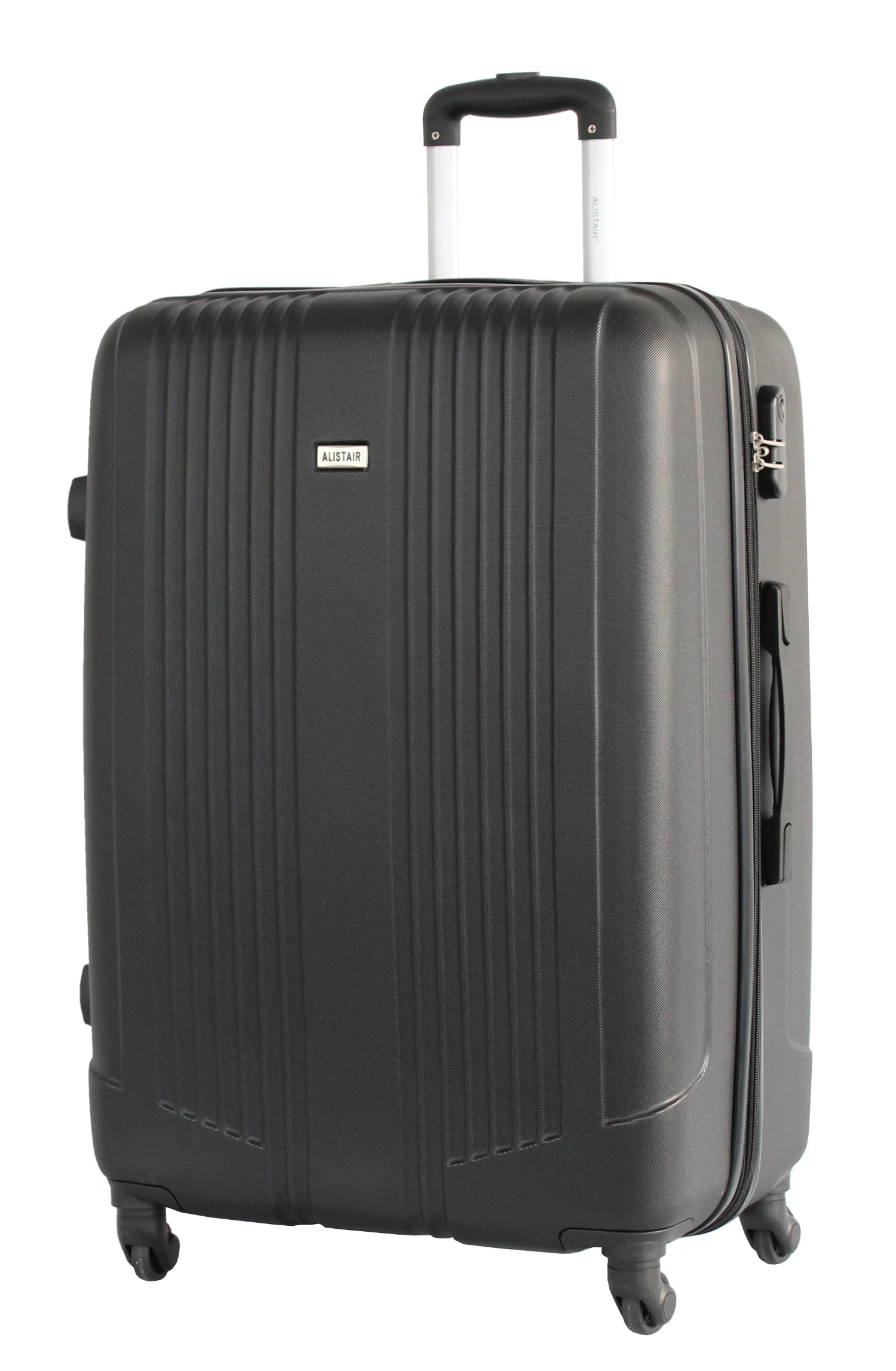 Valise grande taille Alistair - Collection Airo 2.0 - 4 roues - ABS ultra résistant - Noir