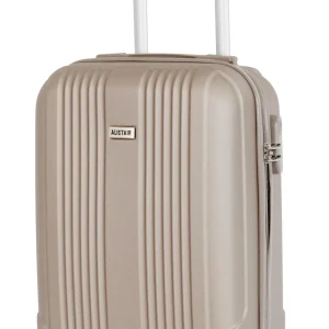 Valise cabine 52cm Alistair - Collection Airo 2.0 - 4 roues - ABS ultra résistant - Champagne