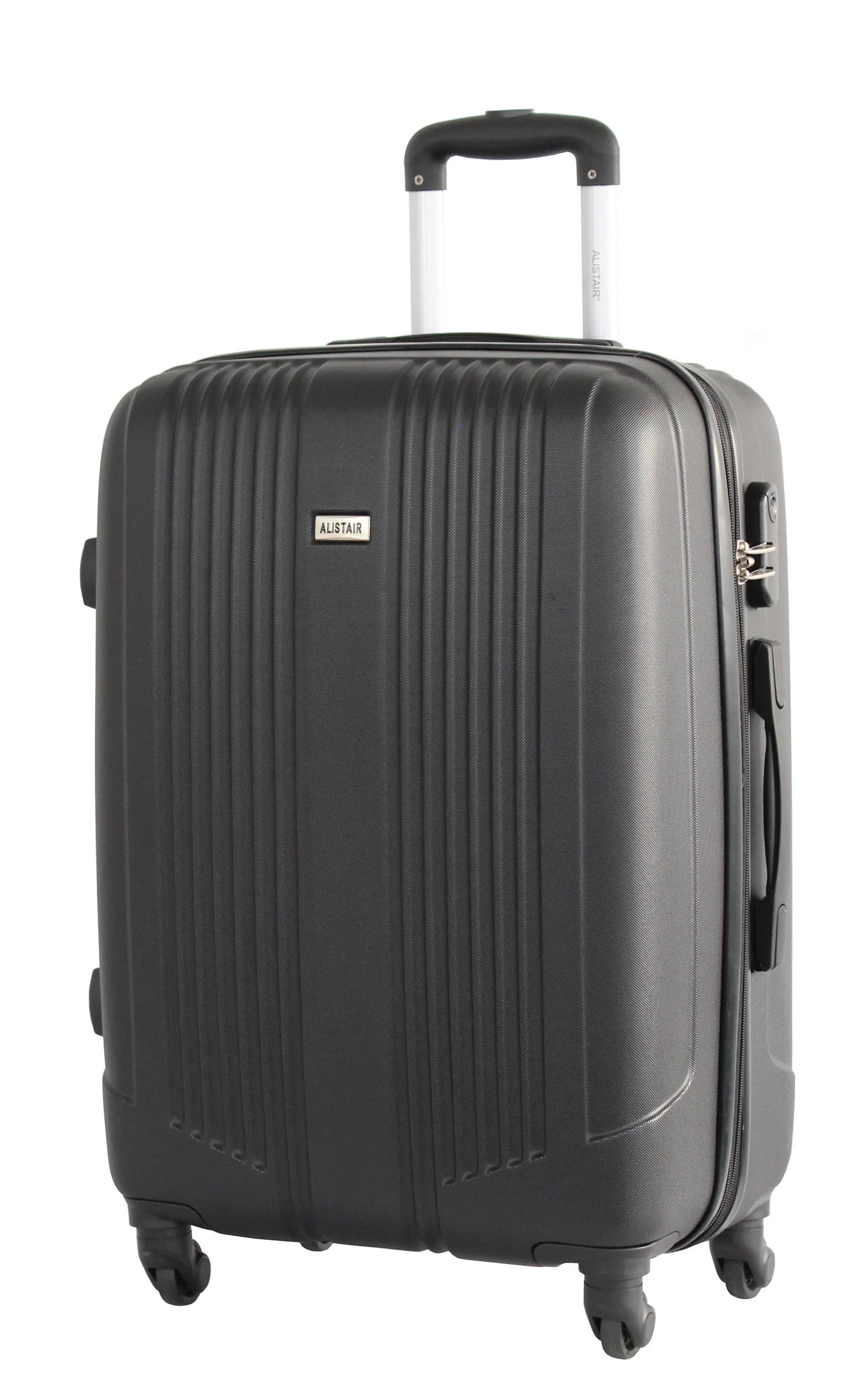 Valise taille moyenne Alistair - Collection Airo 2.0 - 4 roues - ABS ultra résistant - Noir
