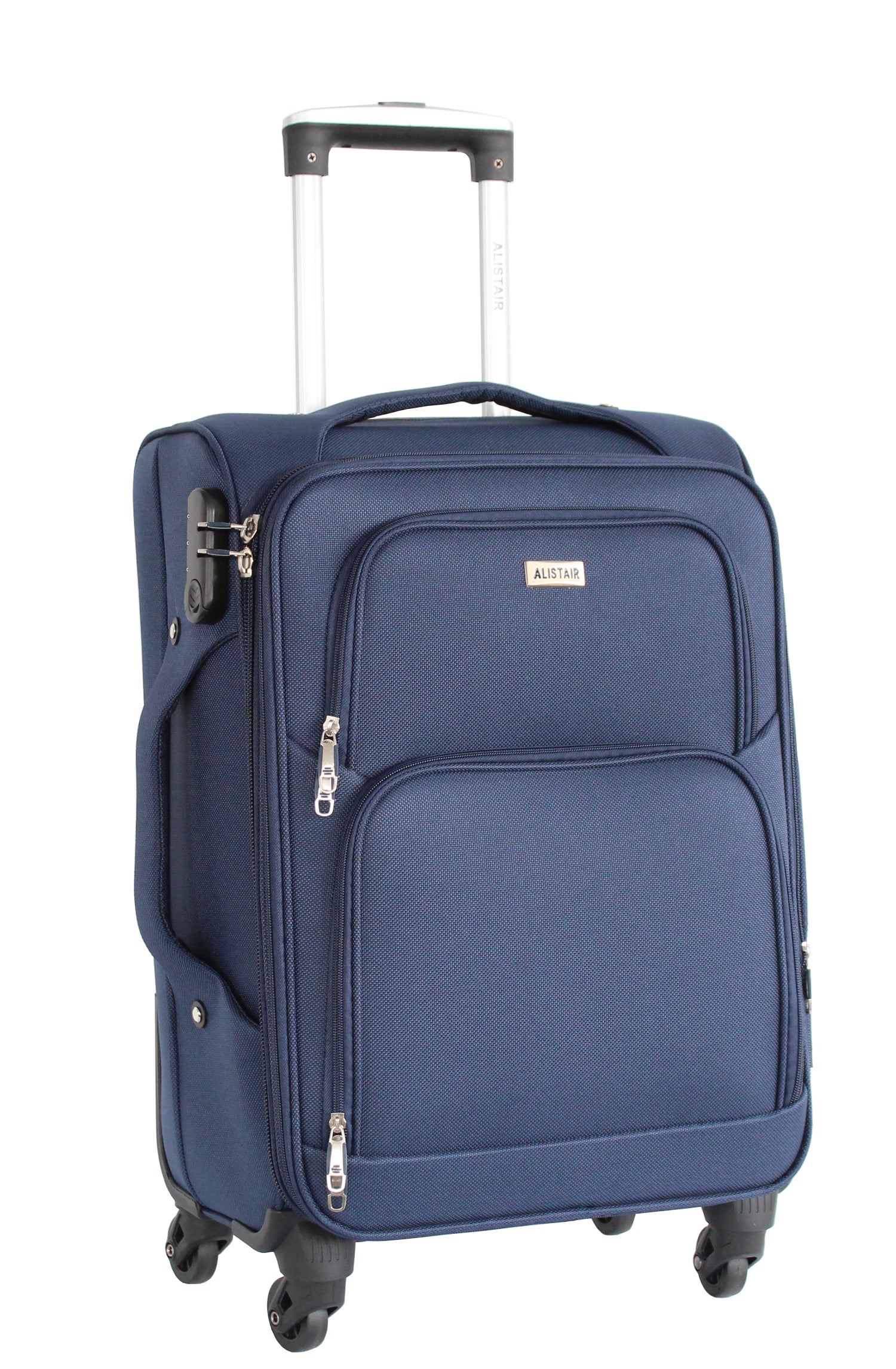 Valise cabine Alistair - Collection Plume 2.0 - 4 roues - Toile souple