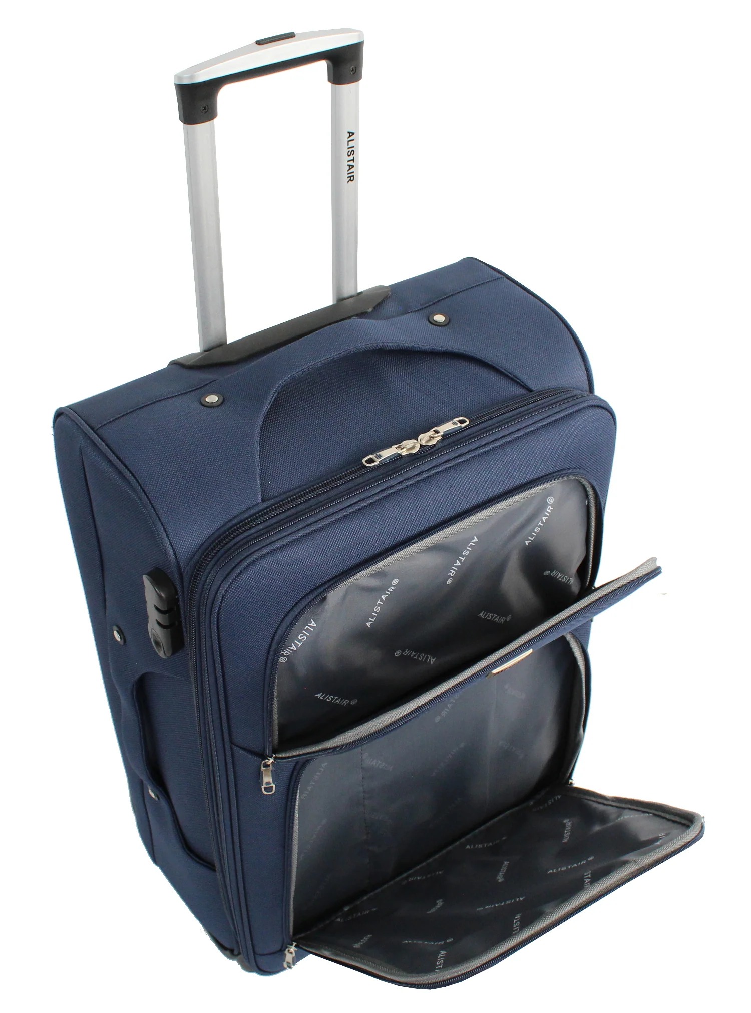 Valise taille moyenne Alistair - Collection Plume 2.0 - 4 roues - Toile souple – Image 4