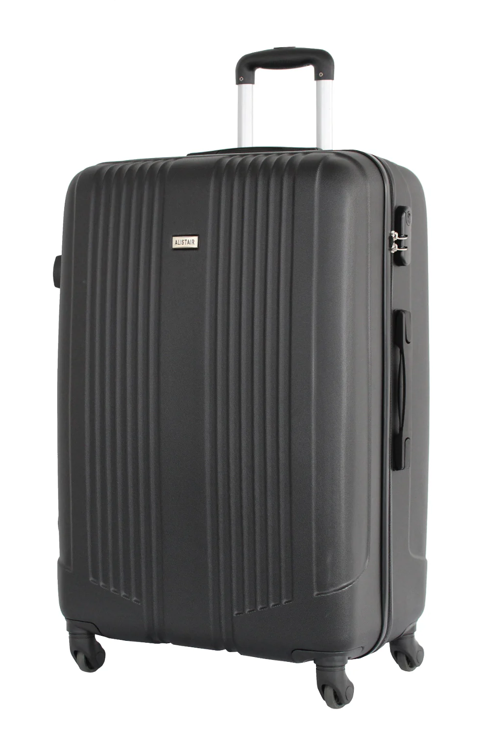 Valise grande taille Alistair - Collection Airo - 4 roues - ABS ultra résistant - Noir