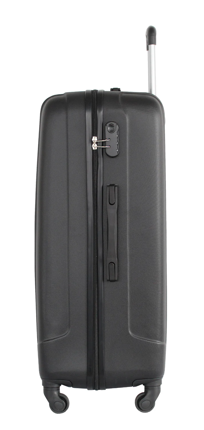 Valise grande taille Alistair - Collection Airo - 4 roues - ABS ultra résistant - Noir – Image 2