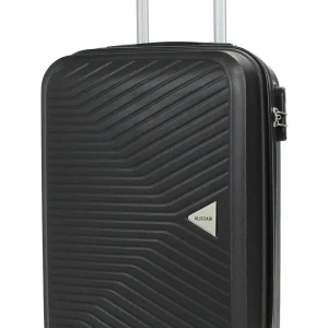 Valise cabine S Alistair - Collection Iron - 4 roues - ABS ultra résistant - Noir