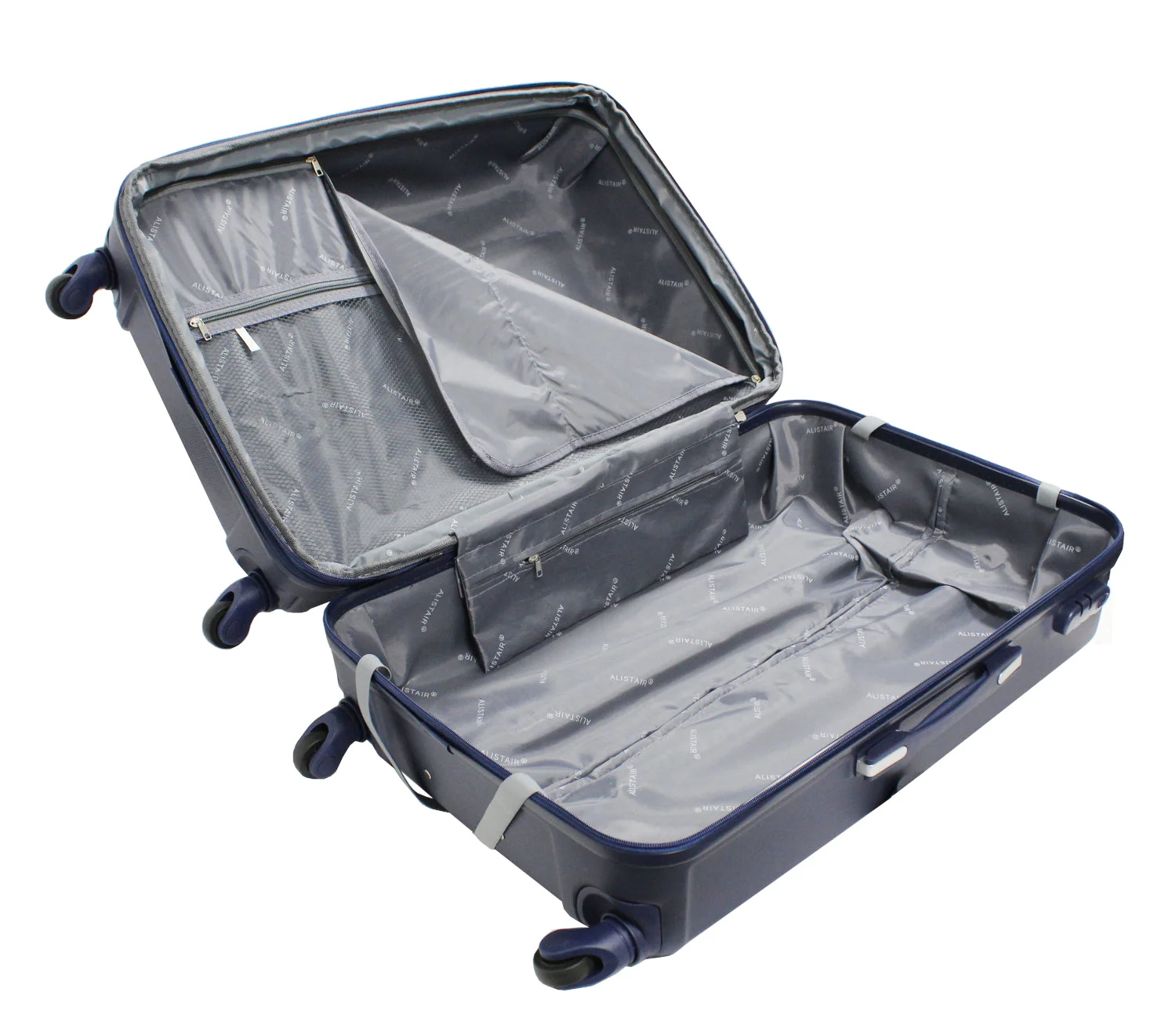 Valise grande taille Alistair - Collection Iron - 4 roues - ABS ultra résistant - Bleu – Image 5