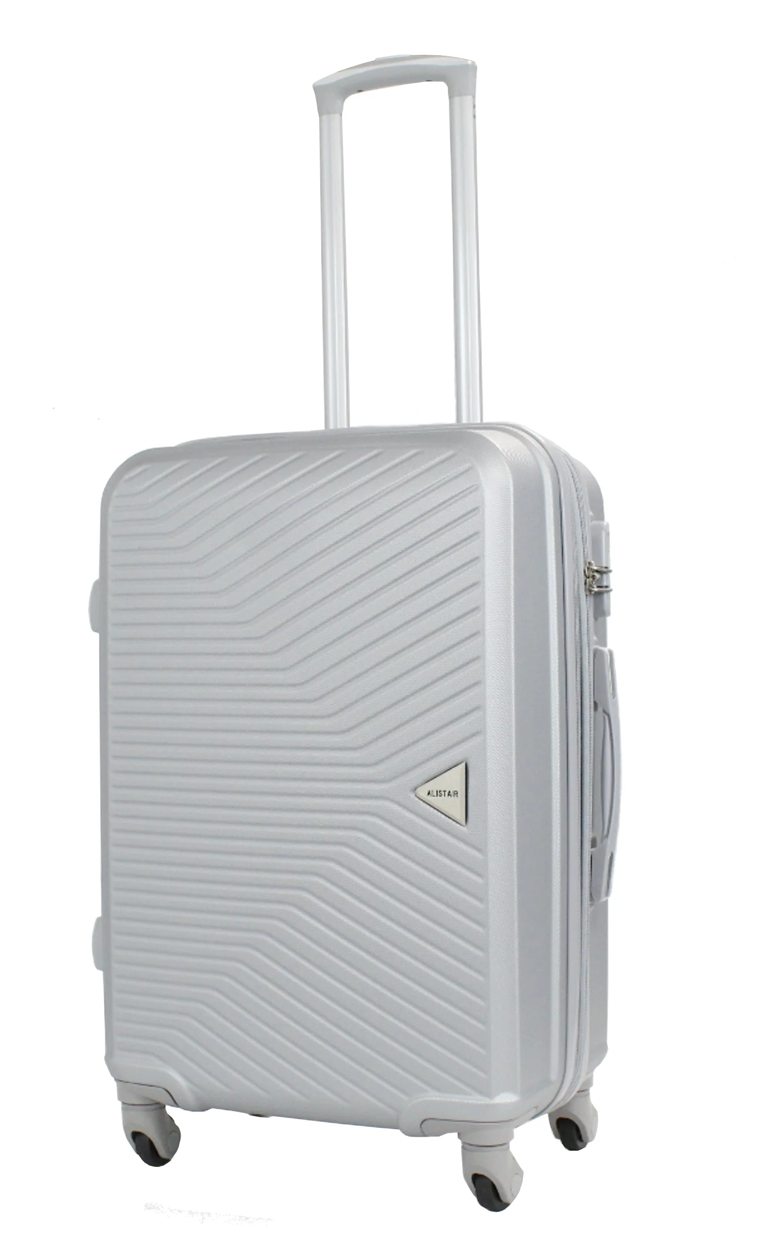 Valise taille moyenne Alistair - Collection Iron - 4 roues - ABS ultra résistant - Argent – Image 6