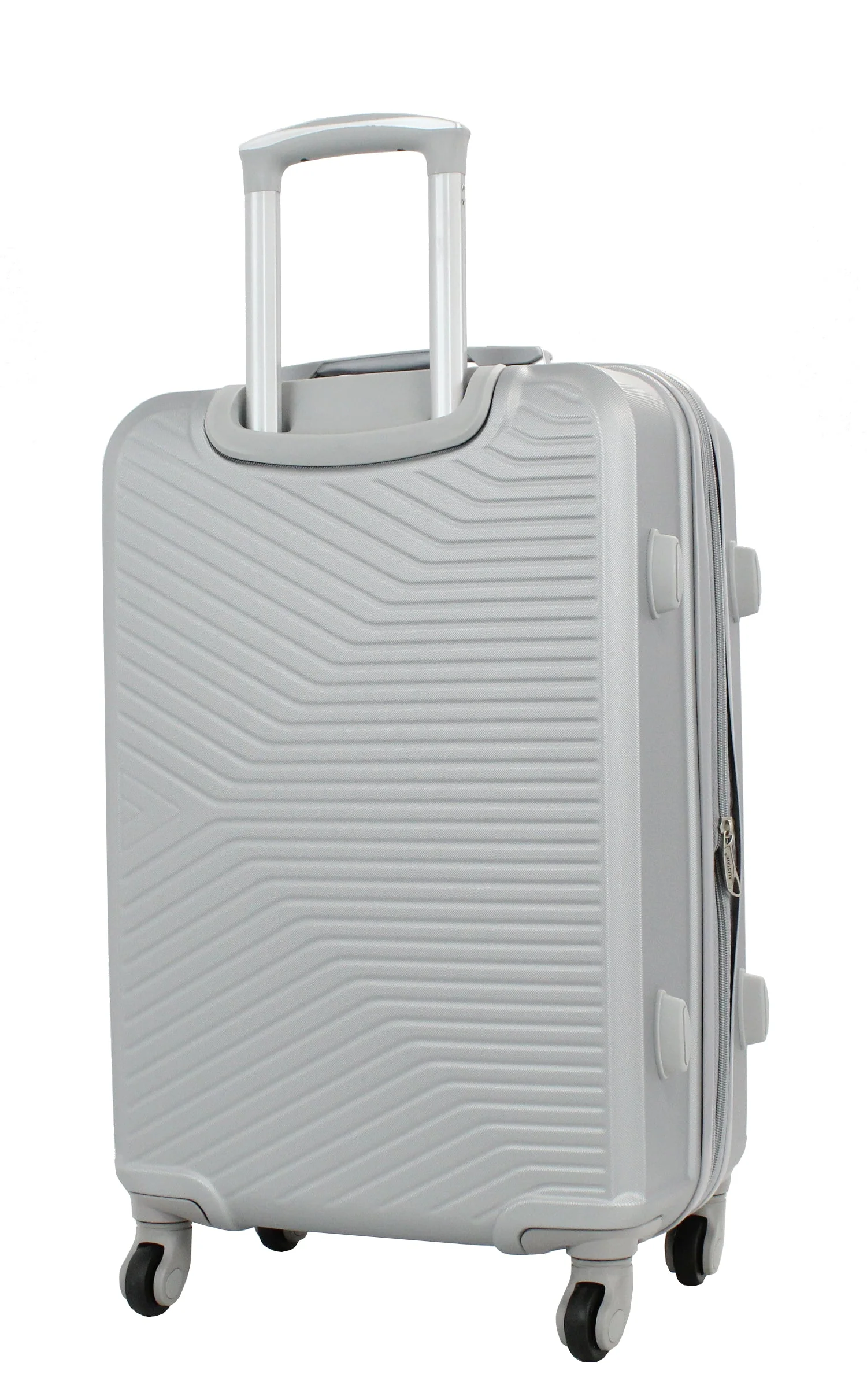 Valise taille moyenne Alistair - Collection Iron - 4 roues - ABS ultra résistant - Argent – Image 4