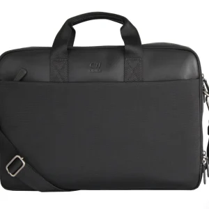 Besace ordinateur 17 pouces Cadwell en Toile et Cuir