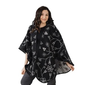 Châle écoresponsable Fleurs