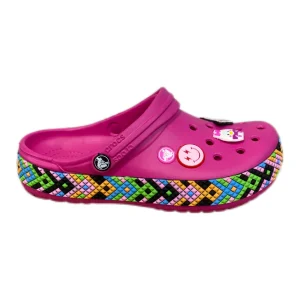 CROCS crocband relaxed fit rose fuchsia