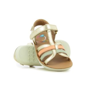 SHOOPOM SANDALE FILLE GOA cross platine