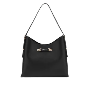 Grand sac hobo noir Lefia Guess