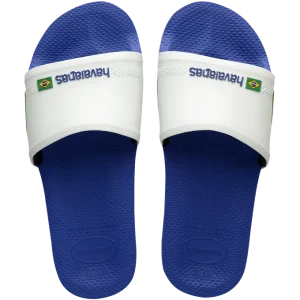 HAVAIANAS SLIDE BRASIL AZUL NAVAL BRANCO